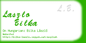 laszlo bilka business card